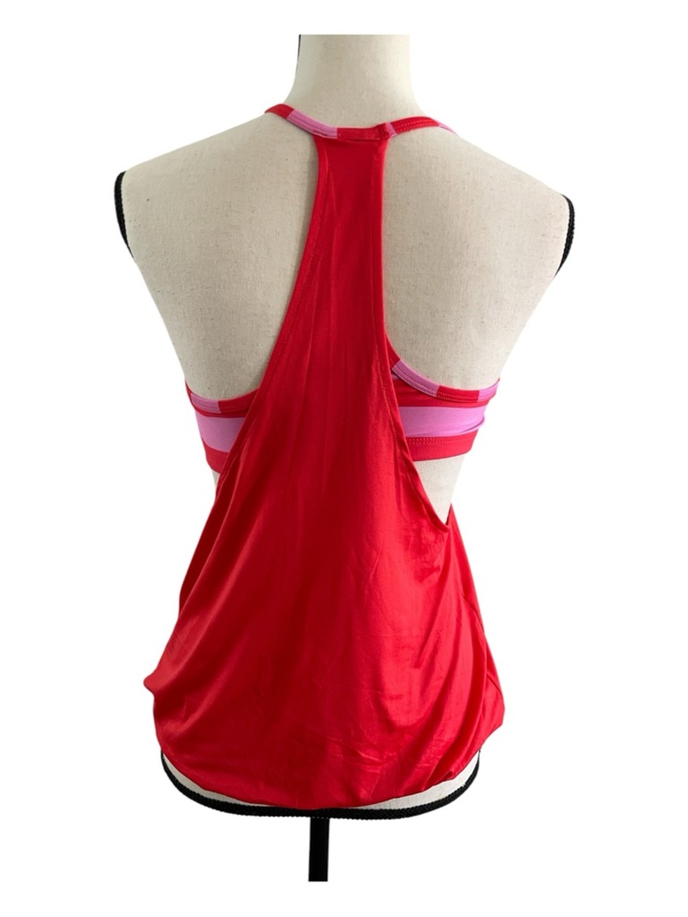 ♥️Women's♥️Nike Statement Red & Pink
Stripe Layered Tankini- Size (S) - Picture 2 of 7